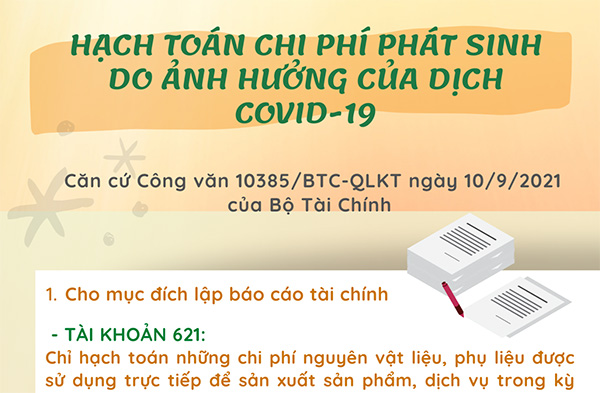 Hạch toán chi phí cách ly vì dịch Covid-19 chuẩn