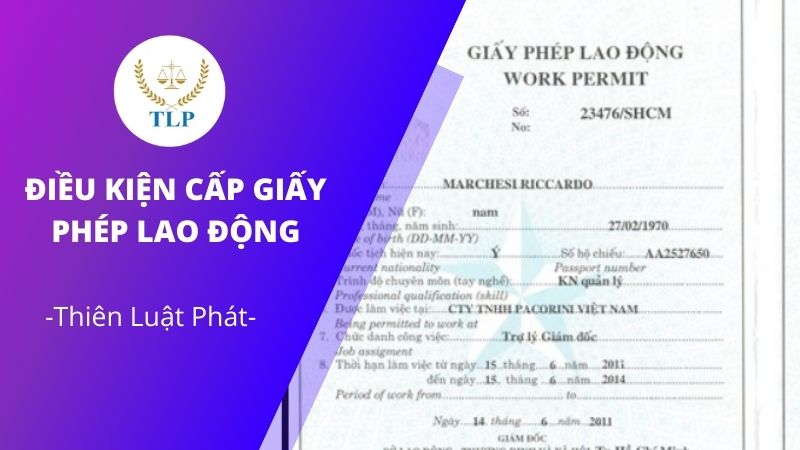 Điều kiện và hồ sơ xin cấp giấy phép lao động 2024