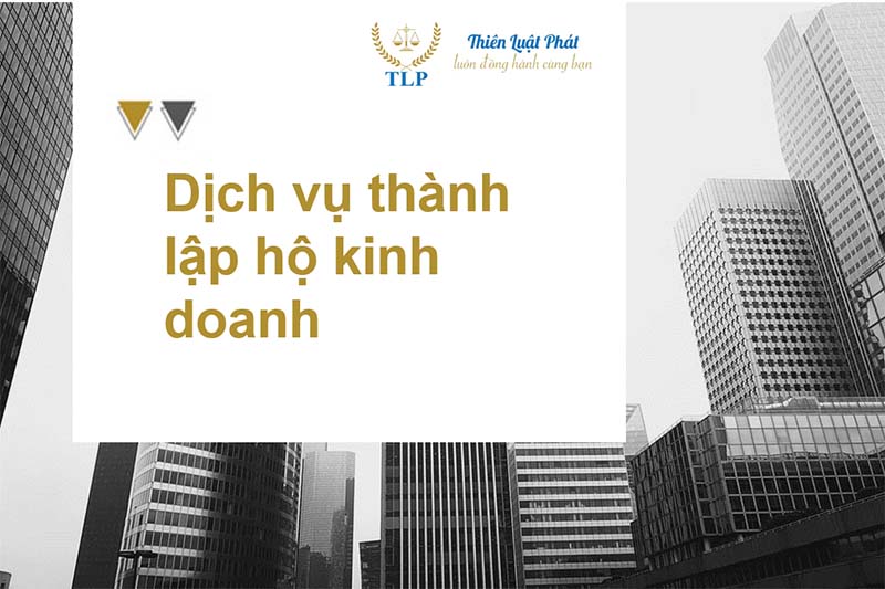 Thành lập hộ kinh doanh