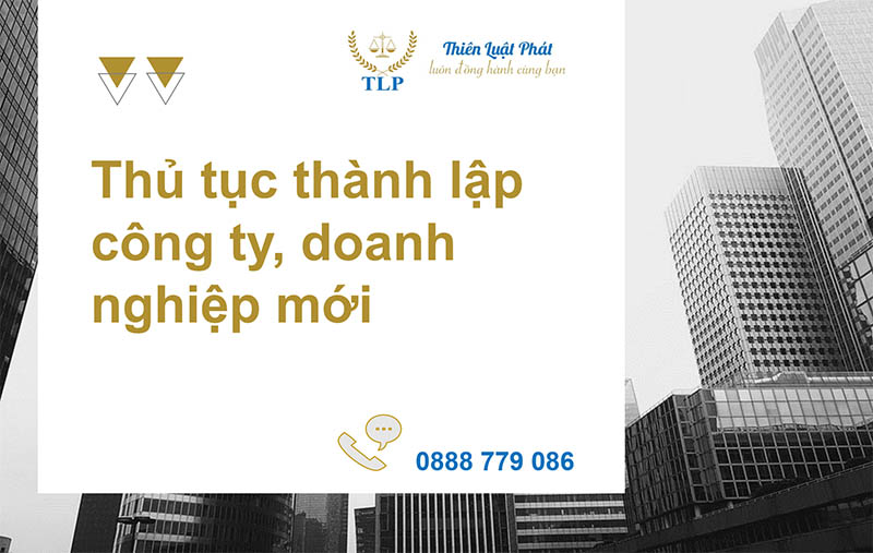 thủ tục thành lập doanh nghiệp mới